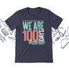 Teacher 100 days smarter we came learned conquered DARK Tshirt