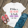 Teacher big heart to teach little minds Tshirt 