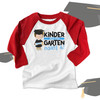 Kindergarten nailed it boy graduation raglan shirt