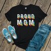 Proud Mom rainbow pride DARK shirt