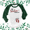 Christmas guess what santa's bringing me NON-MATERNITY unisex adult raglan shirt