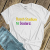 Mardi Gras St. Louis Busch Stadium to Soulard Tshirt