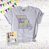 Mardi Gras st. louis missouri state Tshirt