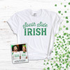 St. Patrick's Day Chicago south side irish shamrock glitter option adult unisex Tshirt