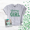 St. Patrick's Day Galway girl or St. Louis shamrock glitter option adult Tshirt