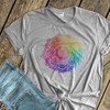 Gay pride rainbow watercolor mandala unisex Tshirt