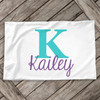Monogrammed personalized pillowcase / pillow