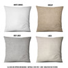Girls monogram custom throw pillow with pillowcase