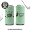 Bachelor party golf who's your caddy personalized can coolies