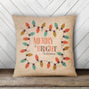 Merry & Bright family Christmas personalized pillowcase pillow
