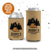 Bachelor party campout weekend personalized can coolies