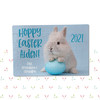 Hoppy Easter personalized blue puzzle