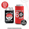 60th birthday vinyl album themed vintage birthday personalized slim or regular size can coolie