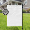 Welcome to our lake house garden flag with personalization option