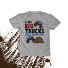 I like big trucks monster trucks personalized Tshirt