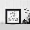 Halloween just here for the boos and ghost design layering frames for multi display canvas signs