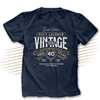 Vintage limited edition whiskey bourbon label 30th 40th 50th 60th birthday DARK Tshirt