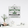 Griswold & Co christmas tree farm a real beaut white wash or gray wash wood sign