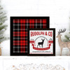 Rudolph & Co premium reindeer feed christmas layering frames for multi display canvas signs