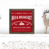 North Pole bed & breakfast christmas layering frames for multi display canvas signs