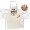 Grandpa's butcher shop premium quality always fresh meat custom poly linen apron