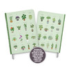 Gardening potted plant faux leather journal notebook