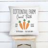 Easter cottontail farm carrot patch throw pillowcase pillow