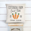 Easter cottontail farm carrot patch throw pillowcase pillow