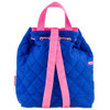Rainbow QUILTED backpack by Stephen Joseph with personalized embroidery option