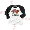 Go cards st. louis cardinals baseball youth raglan shirt