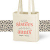 Best sisters make the best aunts personalized tote bag