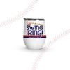 Last swing before the ring bachelorette party favor personalized stainless steel wine tumbler 