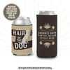 50th birthday hair of the dog personalized any age slim or regular size can coolie