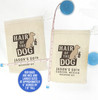 50th birthday hangover recovery kit bachelor party favor hair of the dog personalized muslin bag with content option