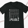 Pujols 700 homerun club commemorative unisex dark Tshirt