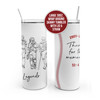 Baseball legends waino yadi pujols thanks for the memories 30oz skinny tumbler