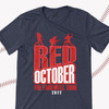 Red October baseball farewell tour pujols yadi waino unisex dark Tshirt