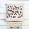 Holiday village hometown personalized pillowcase pillow