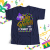 Funny I like big beads mardi gras DARK Tshirt