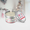 Christmas merry & bright holiday soy blend wax candle