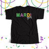 Mardi Gras marquee parade DARK t-shirt