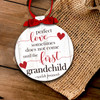 Holiday ornament perfect love grandparent Christmas ornament 