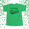 St. Patrick's Day team ginger swoosh adult unisex Tshirt