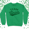 St. Patrick's Day swoosh team ginger adult sweatshirt