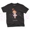 Dance shirt ballerina/dance personalized DARK Tshirt