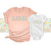 Mama and mini matching shirt and bodysuit set for Mother's Day or anytime