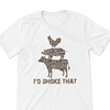 I'd smoke that funny meat smoker barbecue pitmaster Tshirt