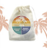 Tropical beach palm trees bachelorette party hangover recovery bag with content option