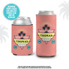 Family vacation beach trip family reunion personalized slim or regular size can coolie