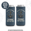Bachelor party let's get shipfaced personalized slim or regular size can coolies